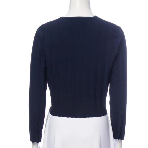 Narciso Rodriguez Knit Cardigan Sz 46 - Picture 9 of 10